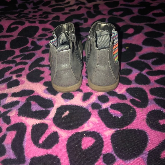 Silver metalic ankle boots - Picture 3 of 3